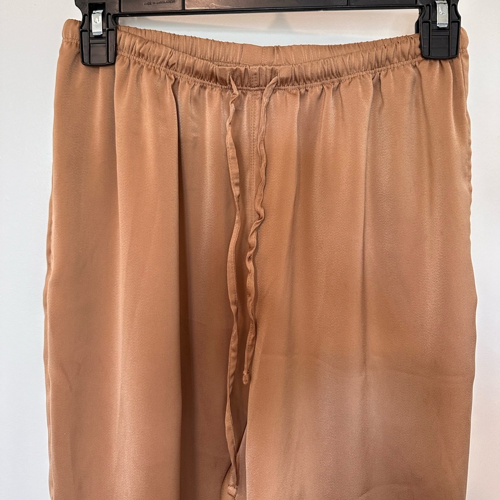Uniqlo Brown Ankle-Length Drawstring Pants - Picture 2 of 6